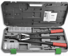 M34608 M34608 / 425-RNK Heavy duty Rivet Nut tool with case, mandrels 
and nosepieces 10-24 to 3/8-16