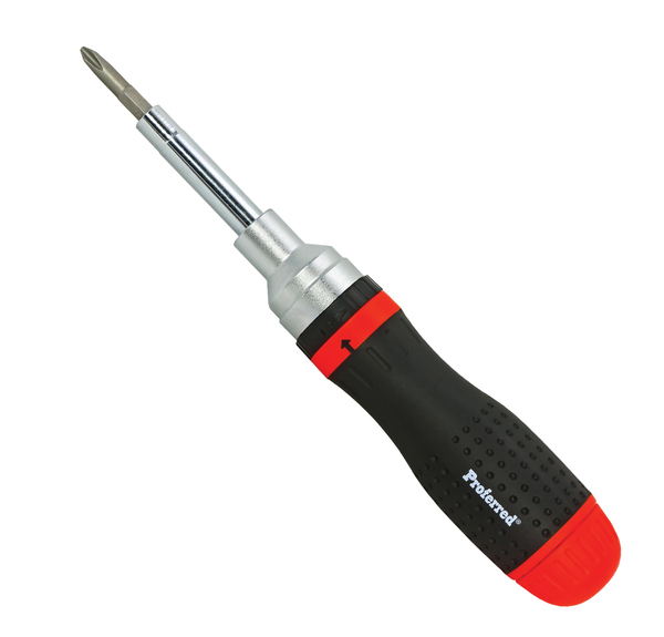 T29004 PROFERRED INTERCHANGEABLE BIT SCREWDRIVER SETS - RATCHETING 19 PIECE IN 1