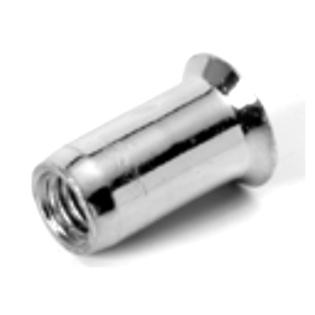 CF-TU-SM10UFO45ZT TU-SM10UFO45ZT, Rivetnut Insert, M10x1.5 ISO-5H (1.70-4.50mm Grip) Round Body, Countersunk Head, S