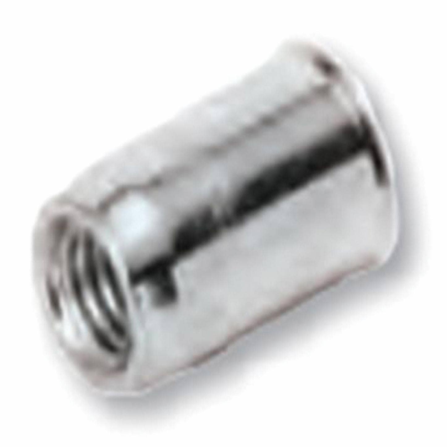 CF-TU-SM4UKO30ZT TU-SM4UKO30ZT, Rivetnut Insert, M4x0.07 ISO-5H (0.51-3.00mm Grip) Round Body, Low Profile Head, St