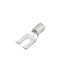 Non-Insulated Flanged Spade Terminal, 6 Stud, 12-10 Ga (100 MIN)