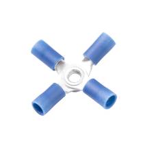 Vinyl X Connector, Blue, 16-14 Ga (100 MIN)