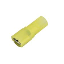 3M 73F-250-32-NL, Nylon Push-On Terminal, Female, Fully Insulated, .250&quot;, Yellow, 12-10 Ga (100 MIN