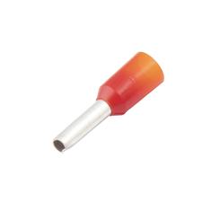 CF-718081 Insulated Wire Ferrule, Red, 18 Ga (1mm sq), 0.31" (8mm) Pin Length (100 MIN)