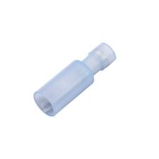 Nylon Bullet Connector, Male, Fully Insulated, .156&quot;, Blue, 16-14 Ga (100 MIN)