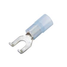 CF-802065 Nylon Flanged Spade Terminal, 6 Stud, Blue, 16-14 Ga (100 MIN)