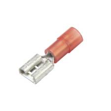 CF-891005 Nylon Push-On Terminal, Female, Partially Insulated .250", Red, 22-18 Ga (100 MIN)