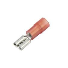 CF-891705 Nylon Push-On Terminal, Female, Partially Insulated .187", Red, 22-18 Ga (100 MIN)