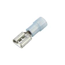 CF-892005 Nylon Push-On Terminal, Female, Partially Insulated, .250", Blue, 16-14 Ga (100 MIN)