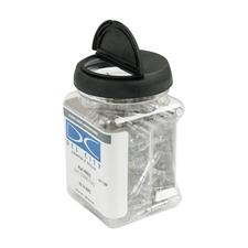 Clear View Heat Shrink &amp; Crimp Butt Connector Jar, 100pc, Blue Stripe, 16-14 Gauge (1 MIN)