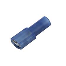 3M 72F-187-20-NL, Nylon Push-On Terminal, Female, Fully Insulated, .187&quot;, Blue, 16-14 Ga (100 MIN)