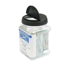 Heat Shrink &amp; Crimp 2-1 Multi-Wire Butt Connector Jar, 25pc, Blue, 16-14 Gauge (1 MIN)