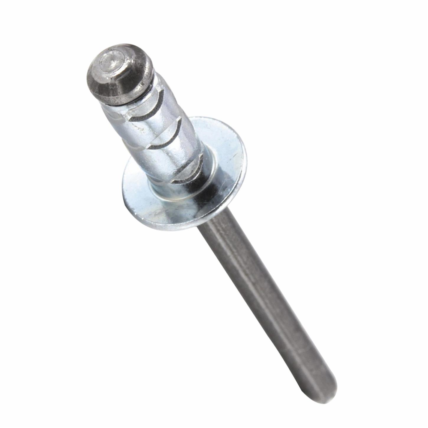 CF-AD41-43BSLF POP AD41-43BSLF Multi-Grip Blind Rivet; 1/8 Inch (0.125 Inch), (0.039 - 0.187 Inch Grip), Large Fl