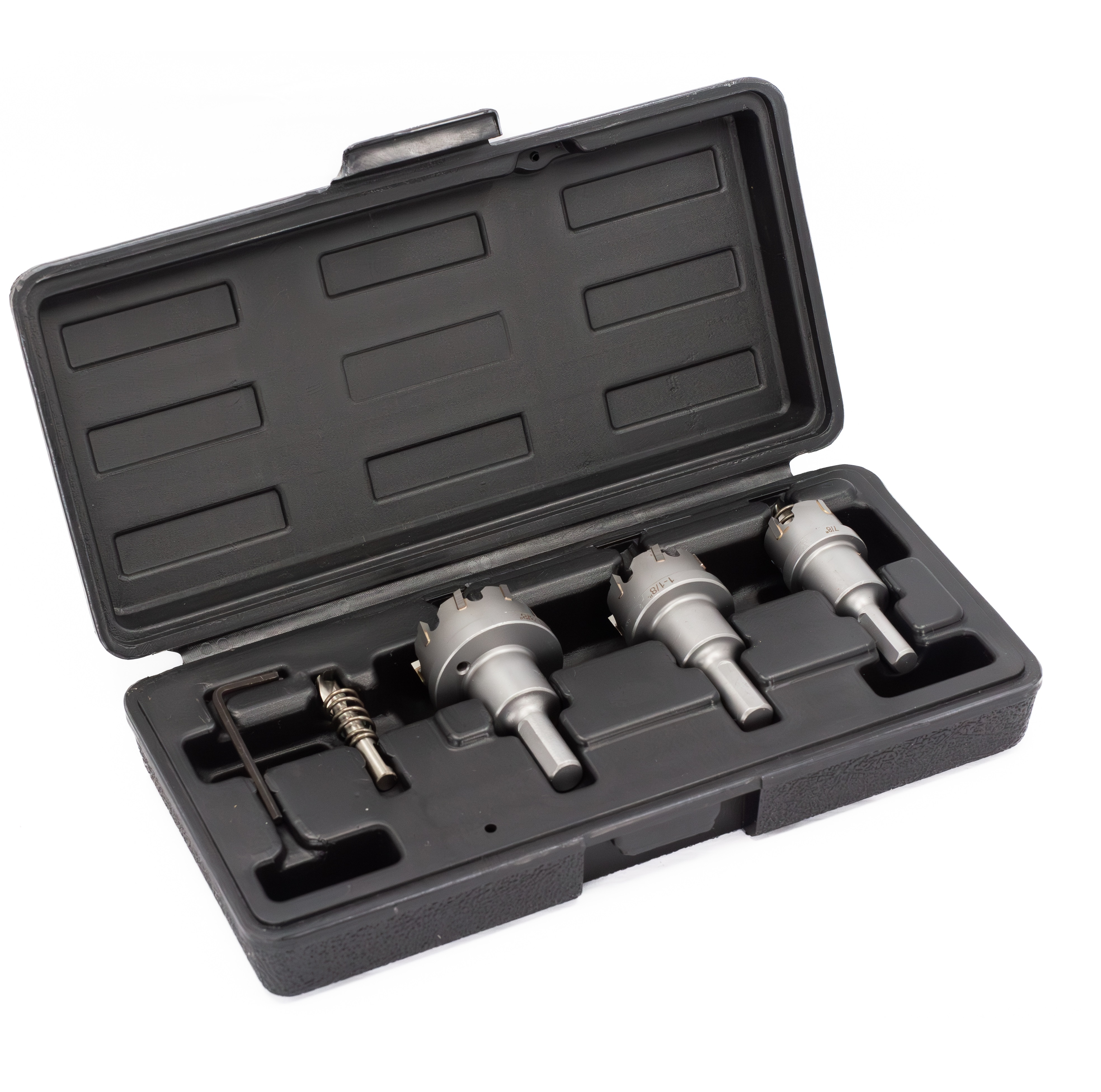 3 Piece Carbide Tipped Hole Cutter Set with 3/16&quot; Depth of Cut