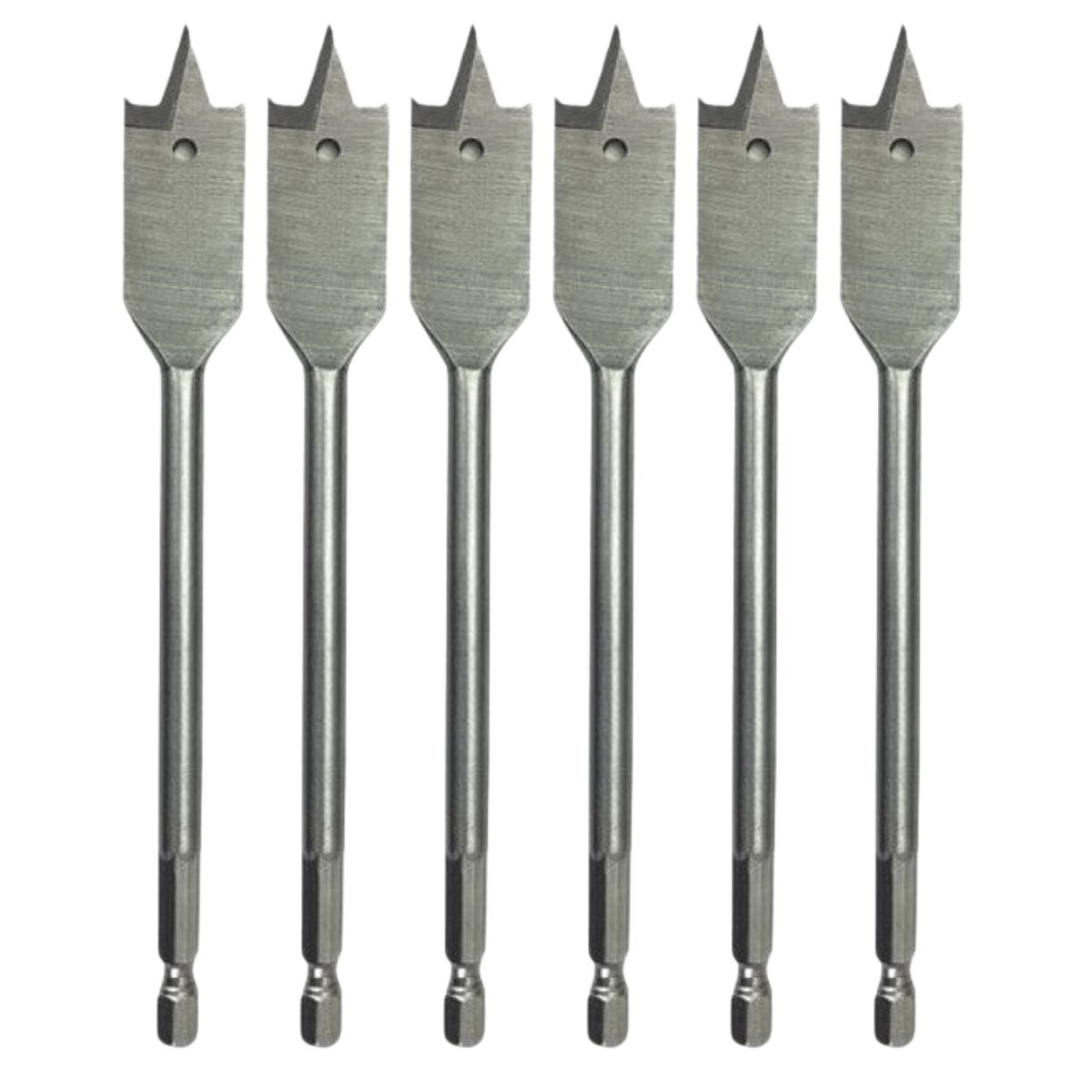 6 Piece 6&quot; Spade Drill Bit Set
