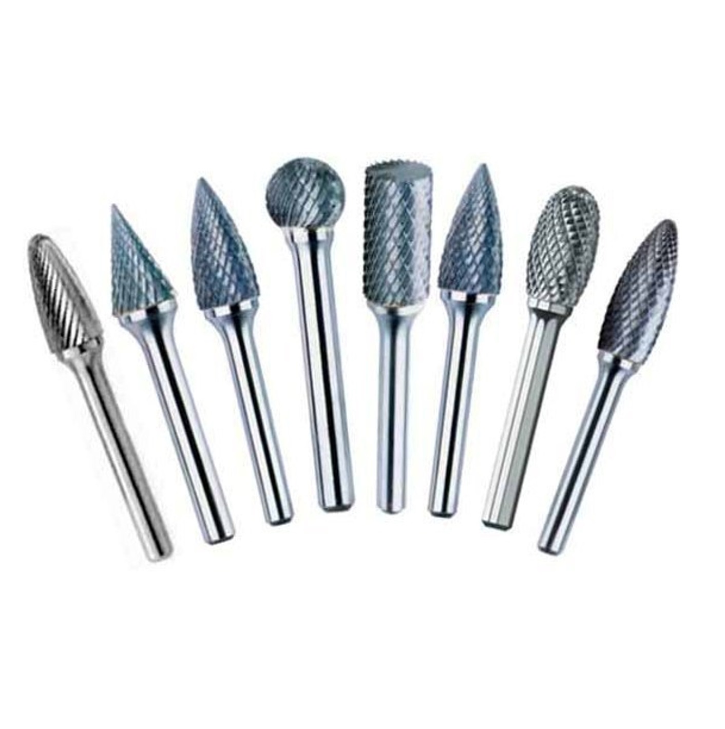 8 Piece Carbide Bur Set (SA5, SC3, SC5, SD5, SF3, SF5, G3 &amp; SL4)