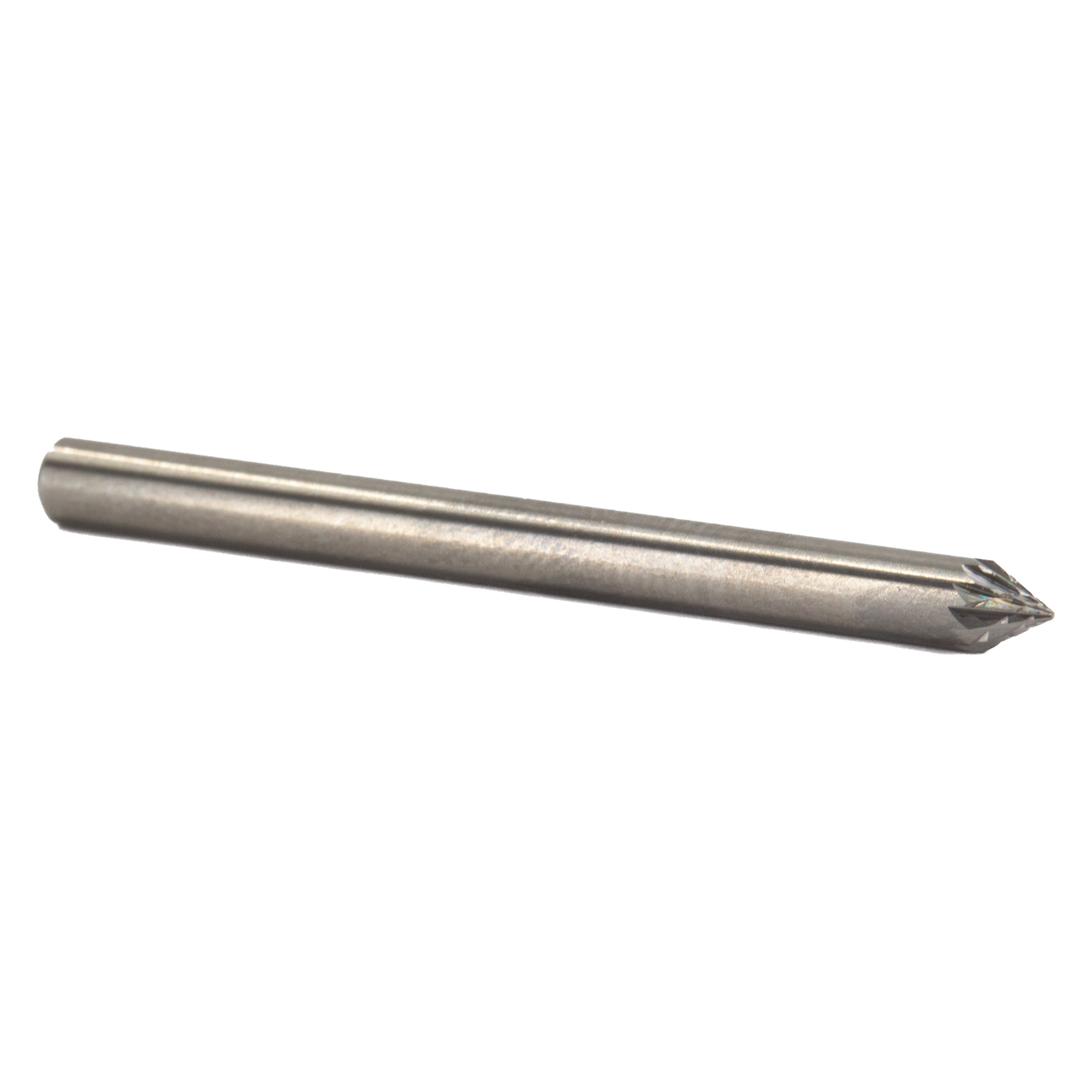 SJ-42 1/8&quot; X 3/32&quot; 60 Include Angle Carbide Bur 1/8&quot; Shank