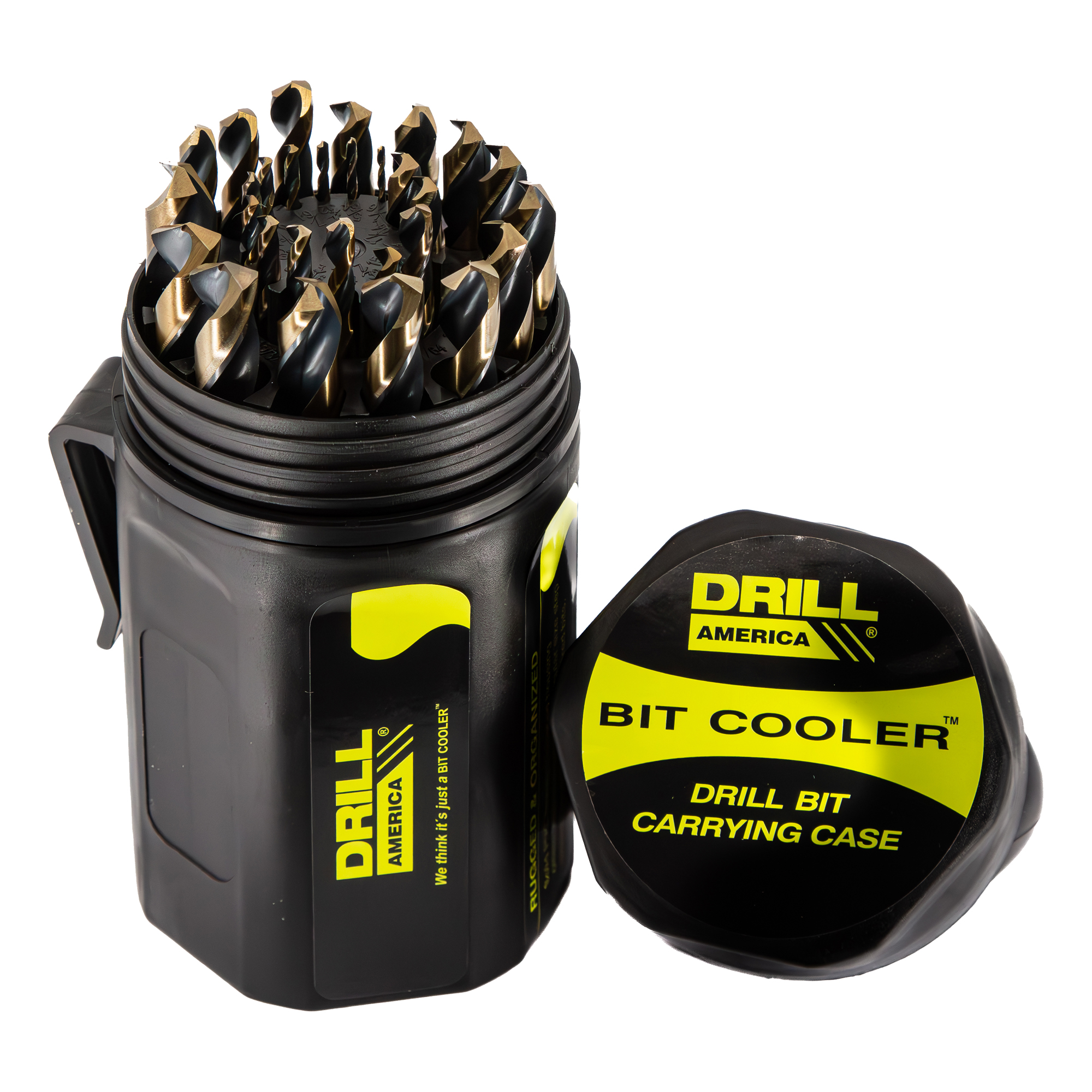29 Piece HSS Contractor Bit Cooler Drill Bit Set, 1/16&quot; - 1/2&quot;