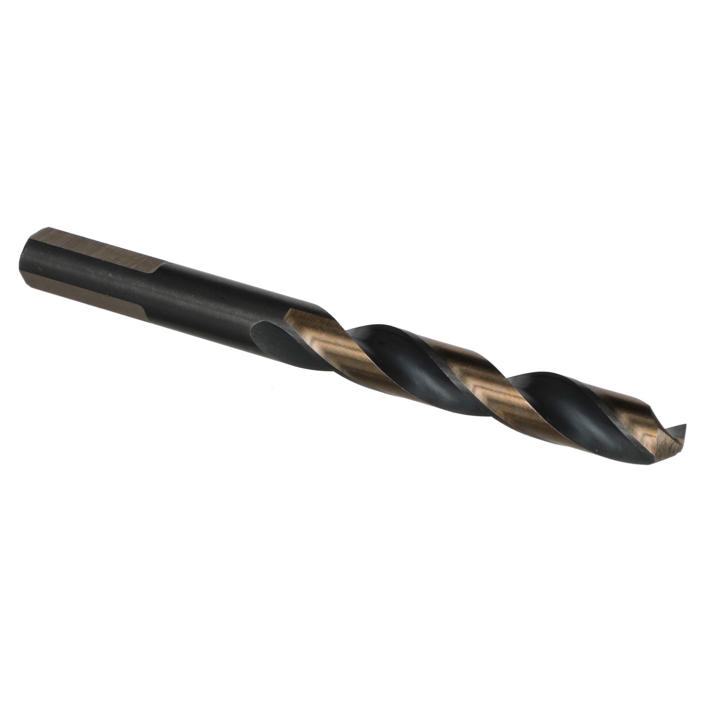 1/2&quot; HSS Black &amp; Gold Split Point Drill Bit with 3-Flat Shank, Contractor Series