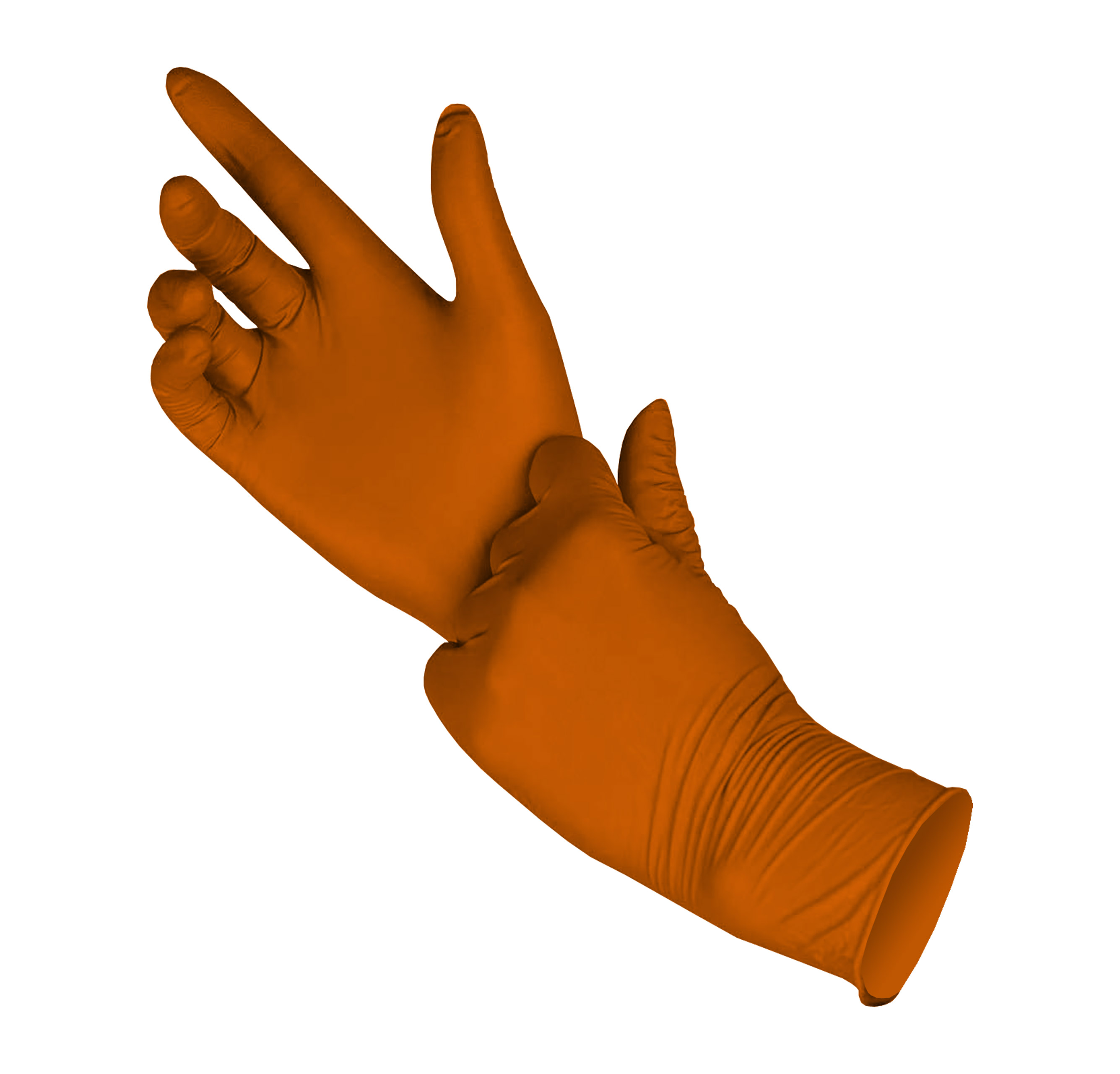 DISPOSABLE NITRILE GLOVES ORANGE 5MIL DISPOSABLE NITRILE GLOVES ORANGE 5MIL