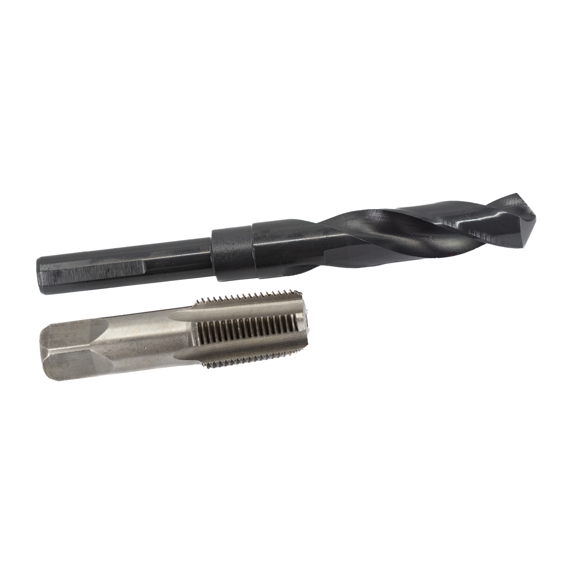 1/2&quot; Carbon Steel NPT Pipe Tap and 23/32&quot; HSS Drill Bit Kit