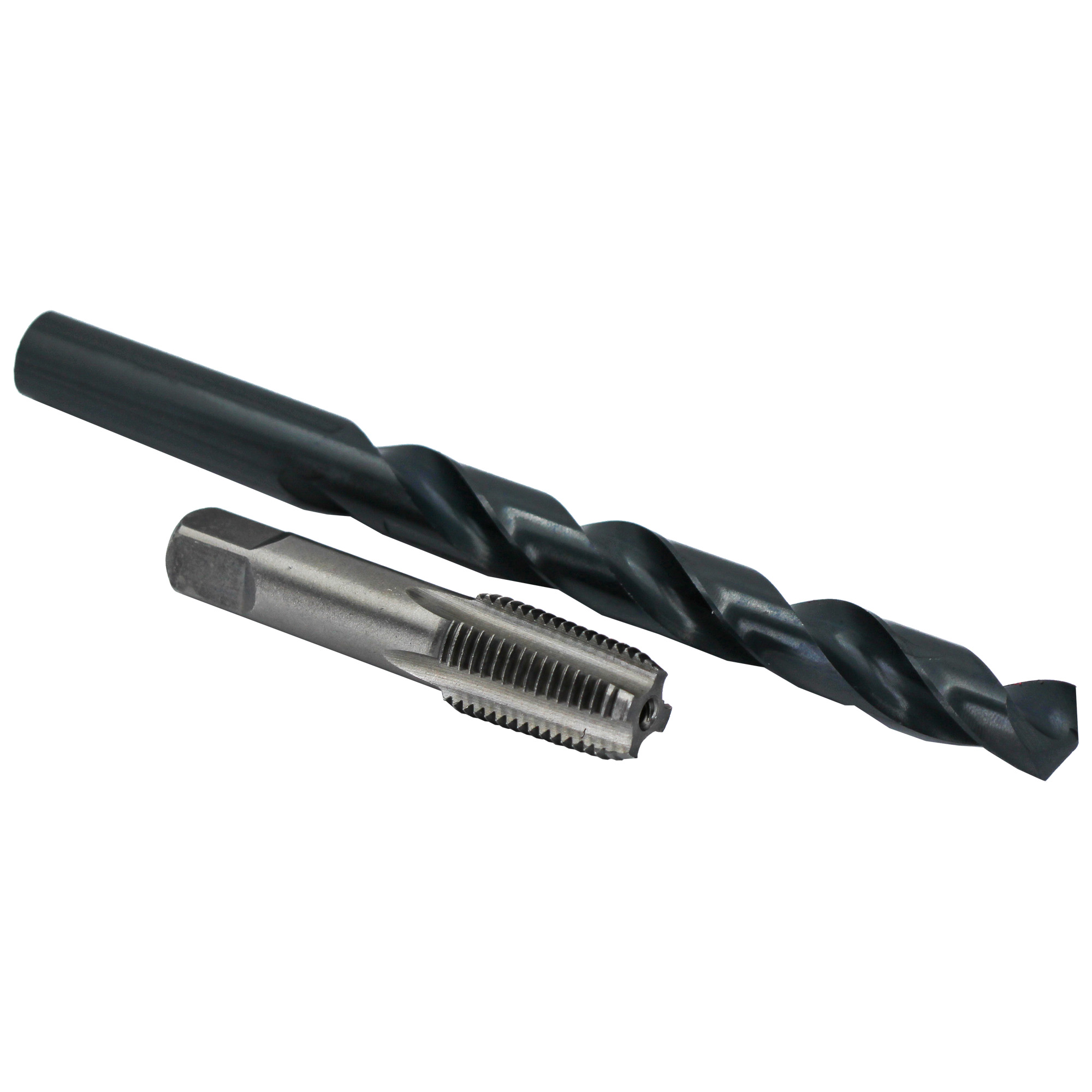 1/4&quot; Carbon Steel NPT Pipe Tap and 7/16&quot; HSS Drill Bit Kit