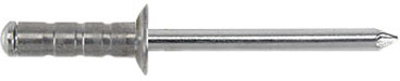 CF-/ACA43-45MG/RT 1/8 X .573 (.157/.312 MULTIGRIP) ALUM/ALUM CTSK, ROHS COMPLIANT