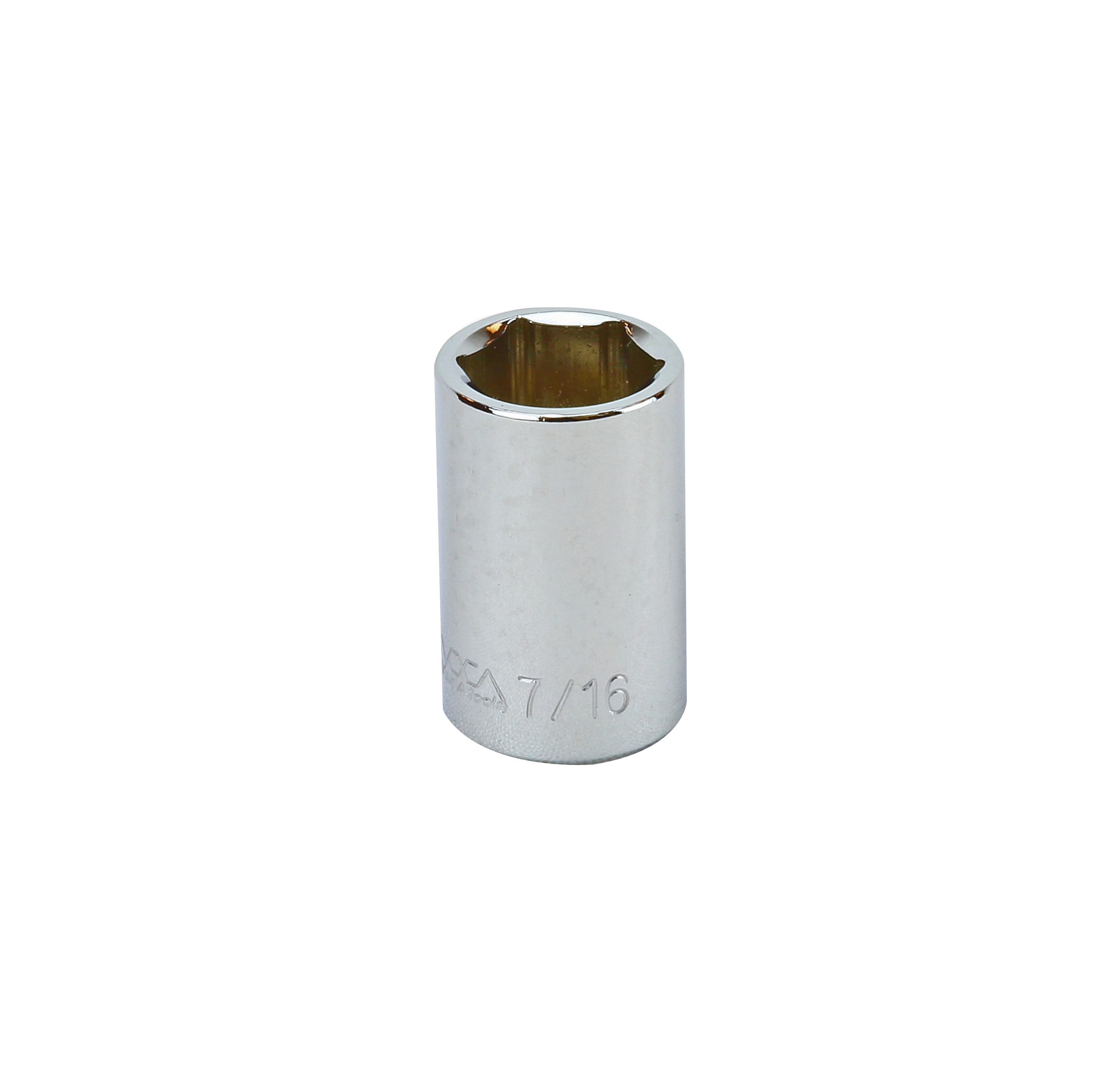S15014 1/4" DRIVE SAE SOCKET - 7/16" STANDARD 6 Point