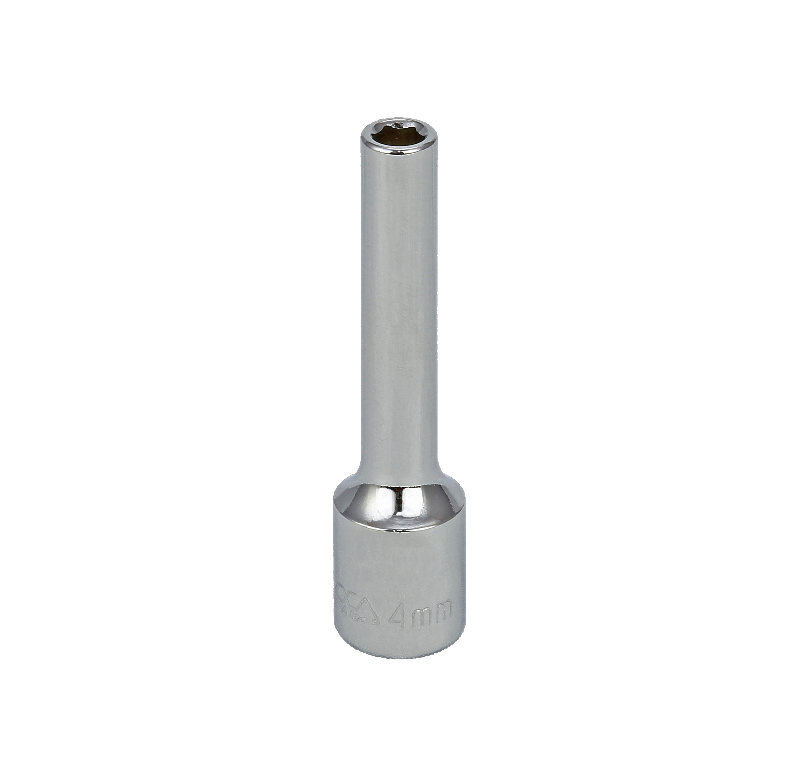 S16102 1/4" DRIVE METRIC SOCKET - 4 MM DEEP 6 Point