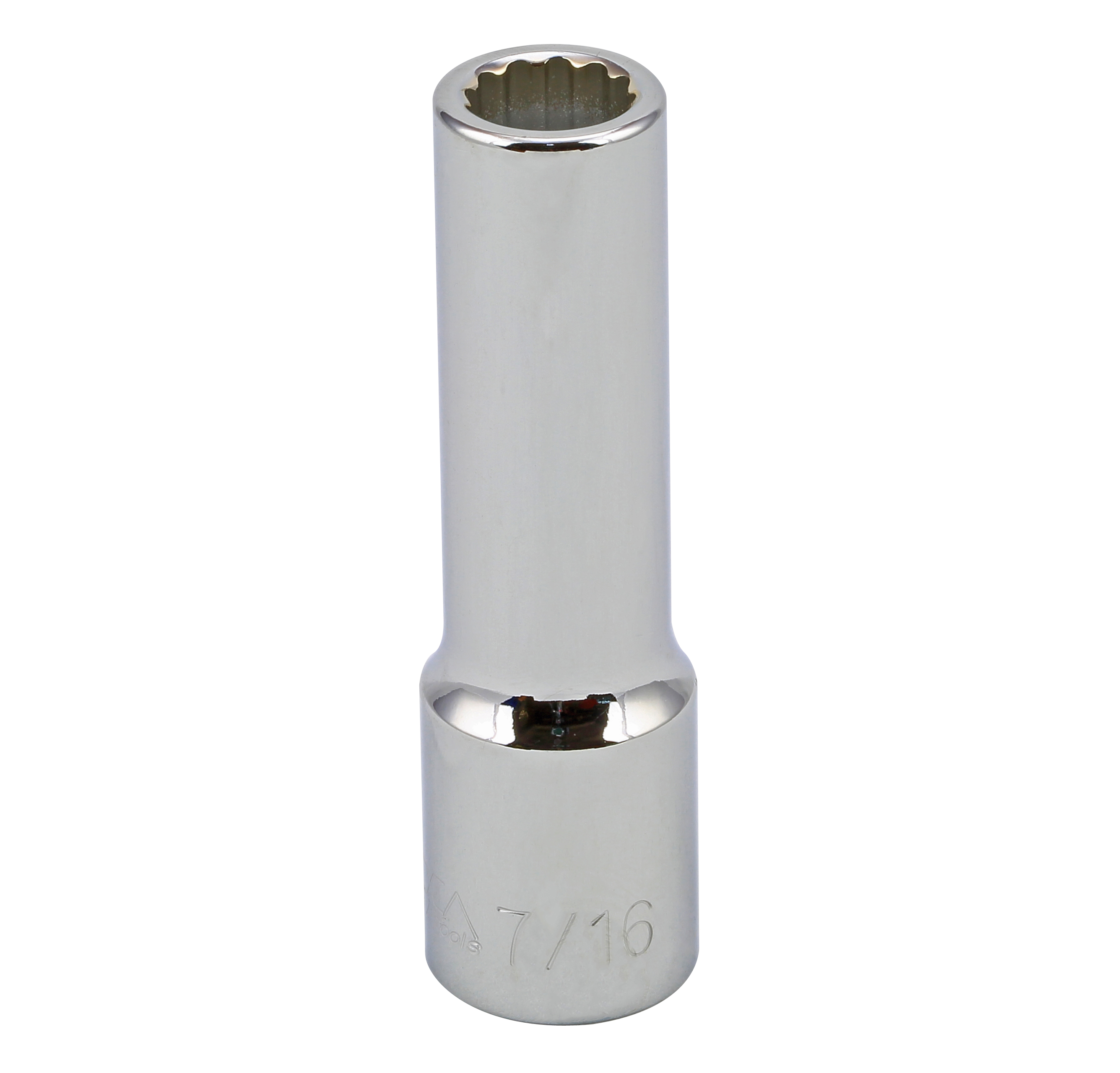 S23314 1/2" DRIVE SAE SOCKET - 7/16" DEEP 12 Point