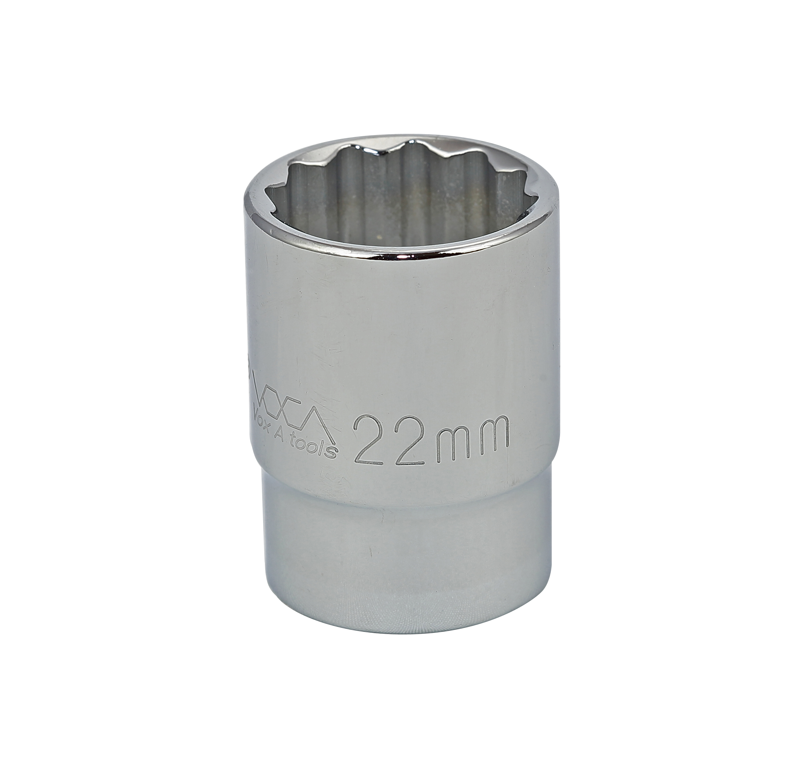 S24222 1/2" DRIVE METRIC SOCKET - 22 MM STANDARD 12 Point
