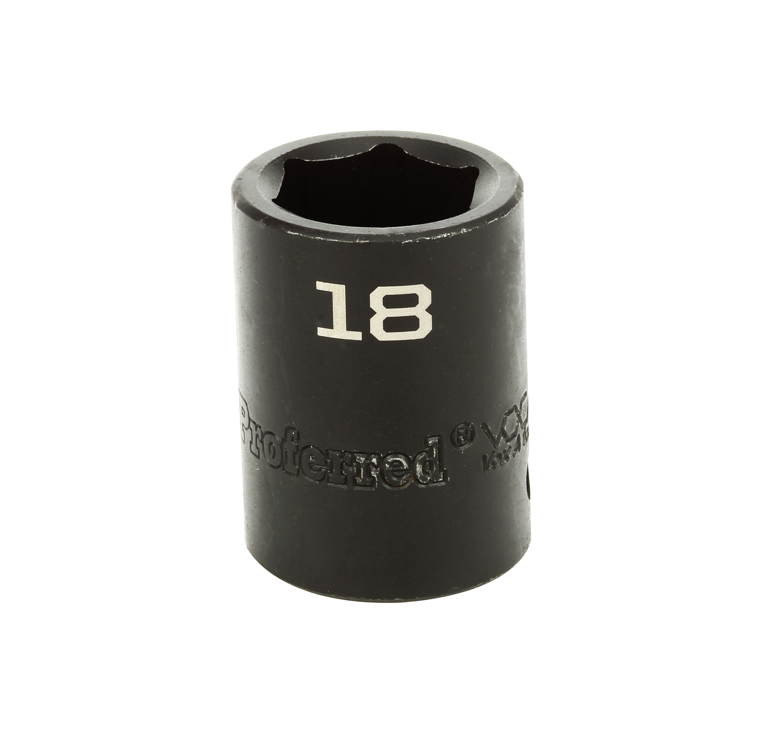 S33018 IMPACT 1/2" DRIVE METRIC SOCKET - 18 MM IMPACT 6 Point
