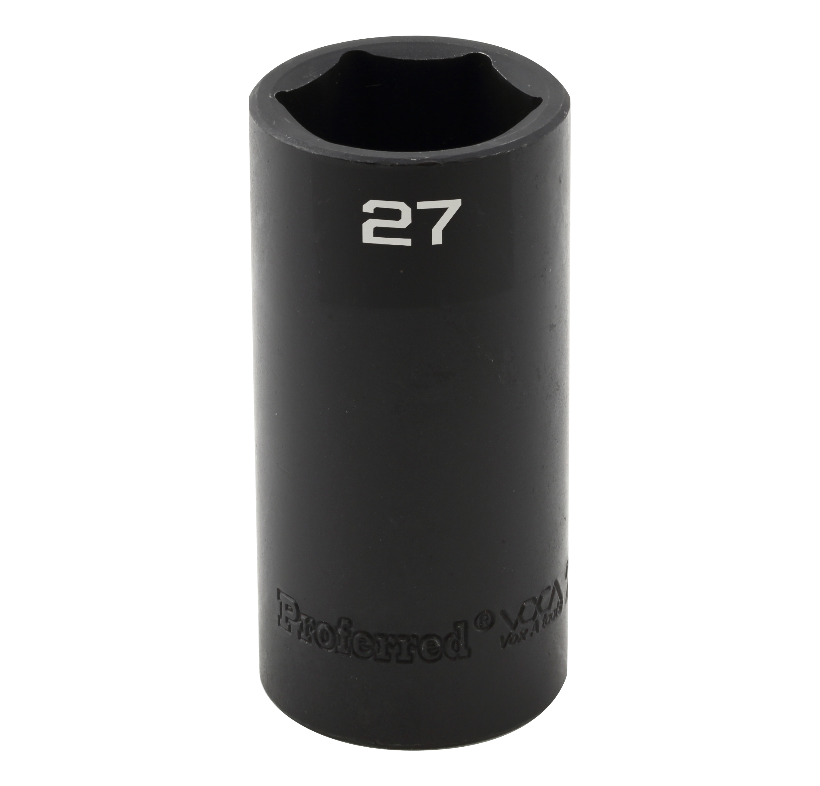 S33127 IMPACT 1/2" DRIVE METRIC SOCKET - 27 MM DEEP IMPACT 6 Point