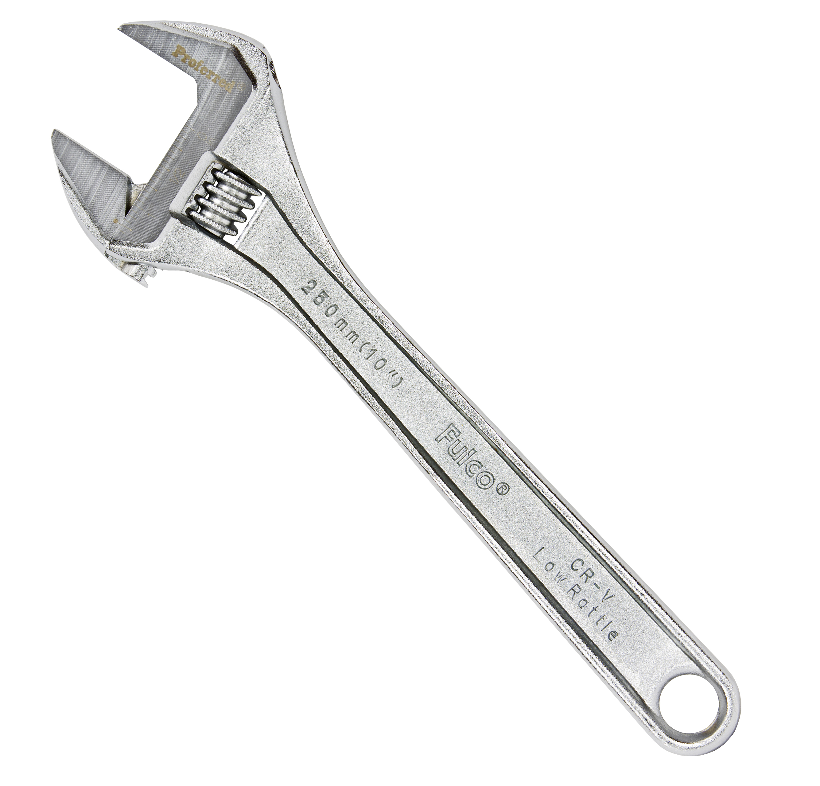 T05054 PROFERRED STANDARD ADJUSTABLE WRENCH, CHROME FINISH - 10",CHROME