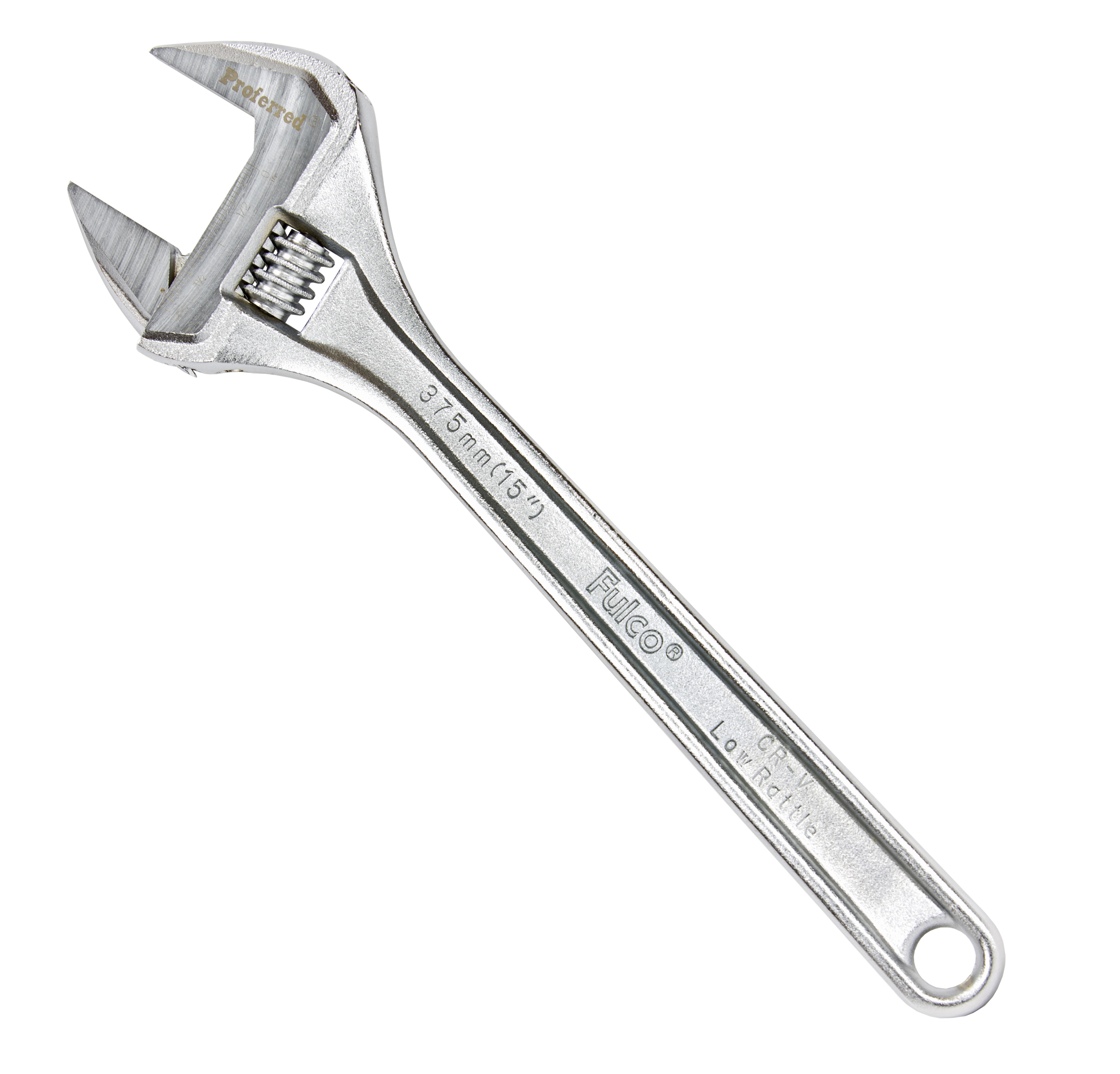 T05056 PROFERRED STANDARD ADJUSTABLE WRENCH, CHROME FINISH - 15",CHROME