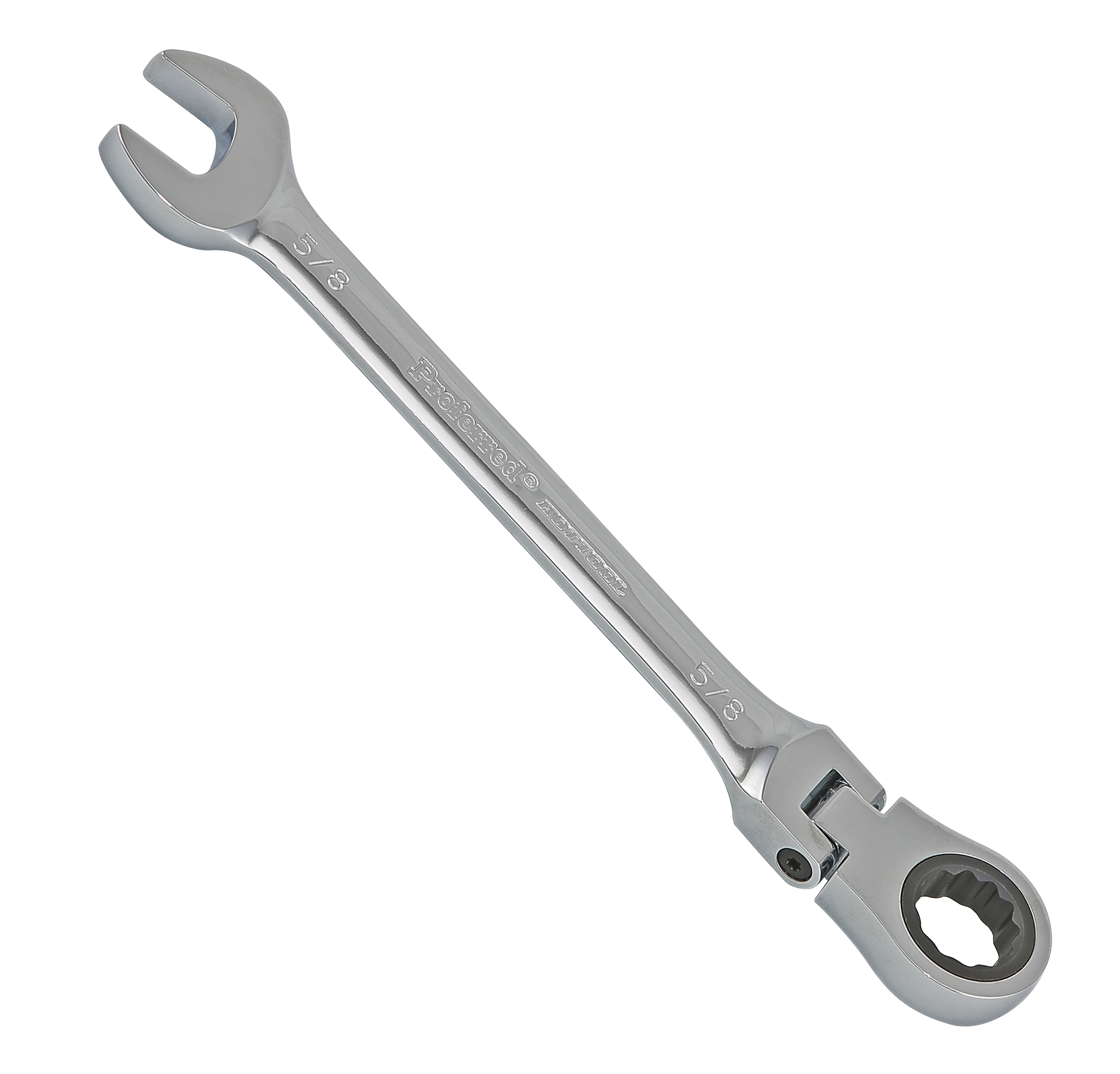 T44020 PROFERRED FLEX RATCHETING COMBINATION WRENCH, CHROME FINISH - 5/8"