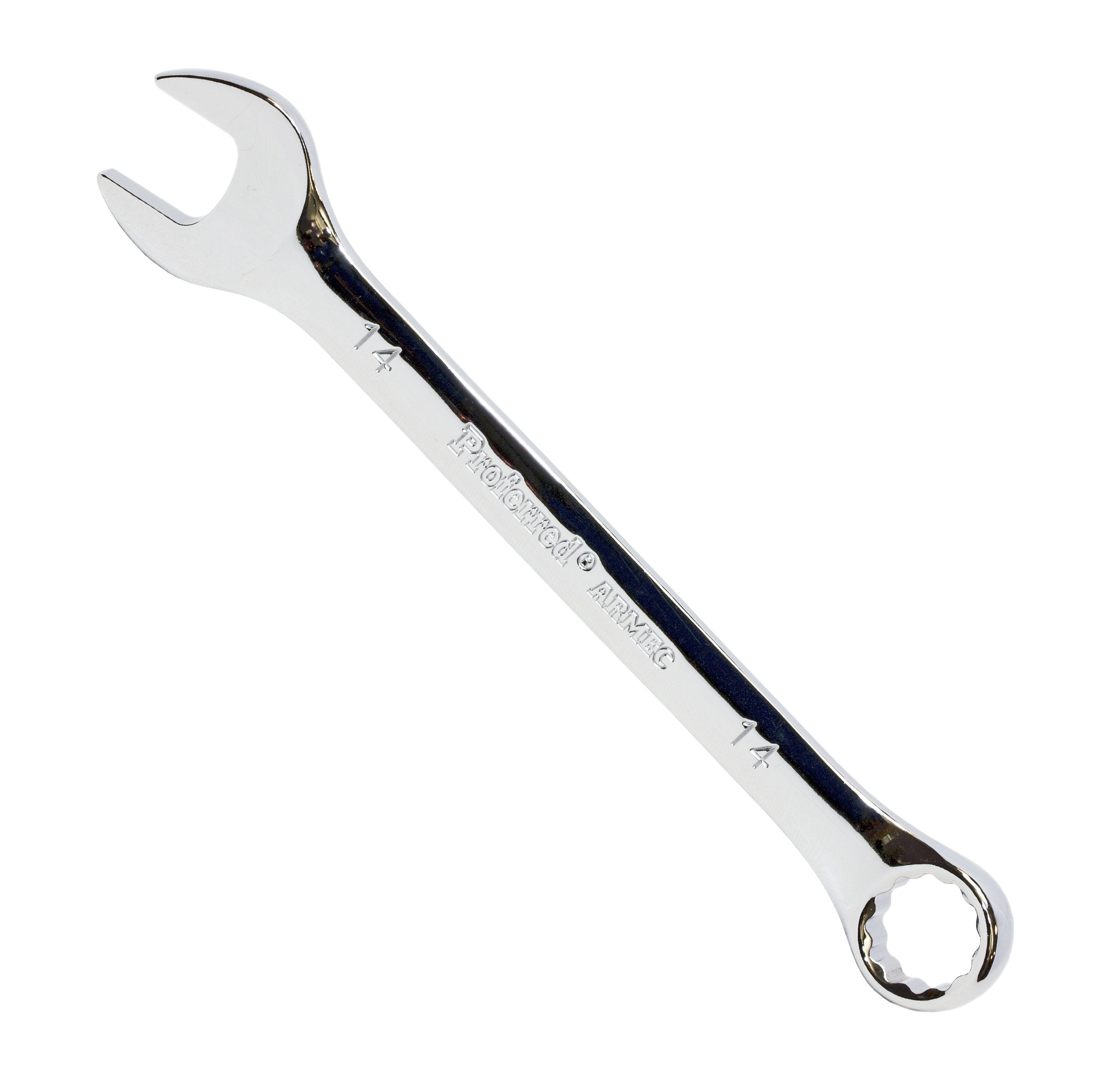T46114 PROFERRED COMBINATION WRENCH, CHROME FINISH - 14MM (9/16") CHROME FINISH