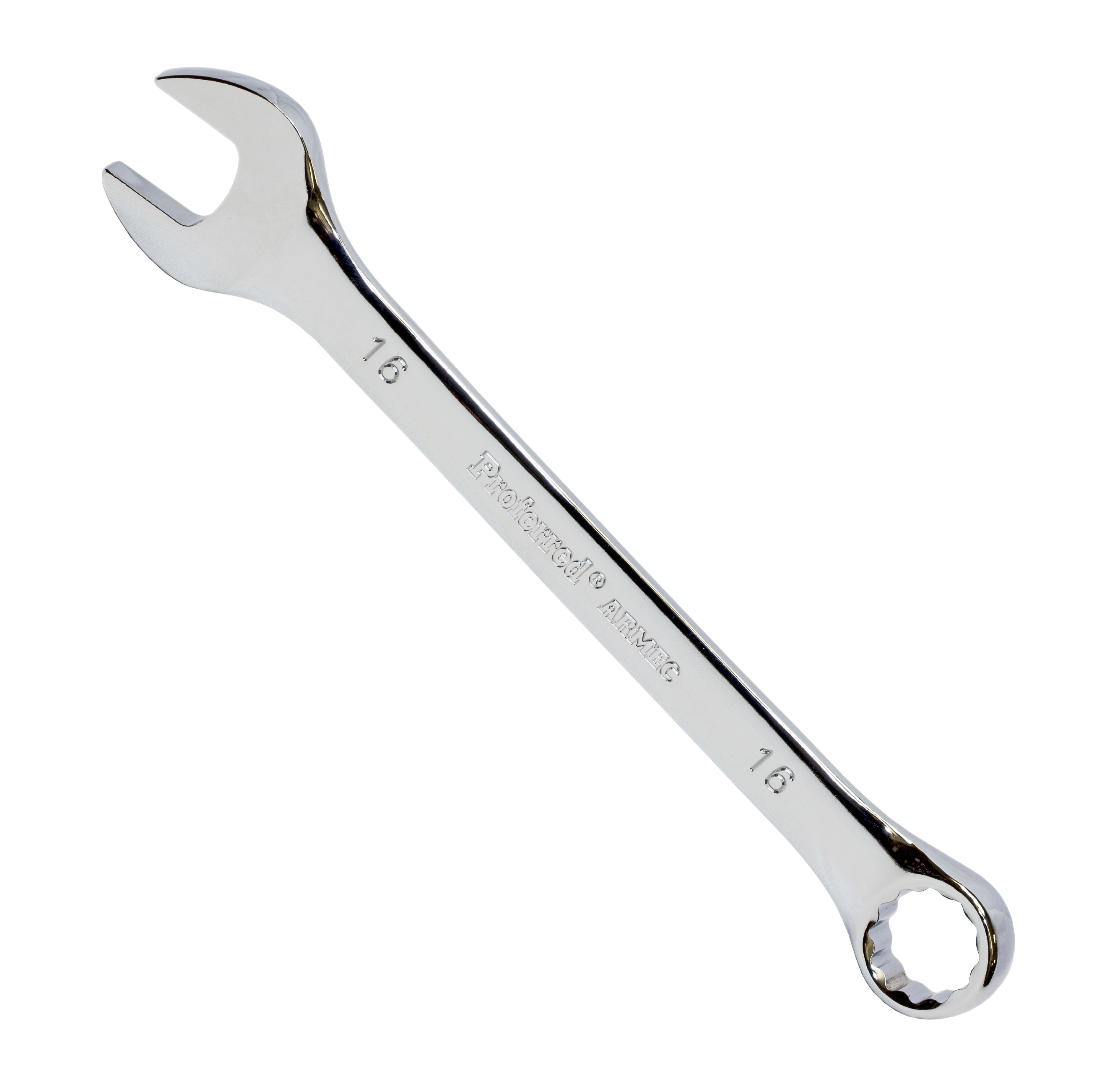 T46116 PROFERRED COMBINATION WRENCH, CHROME FINISH - 16MM (5/8") CHROME FINISH