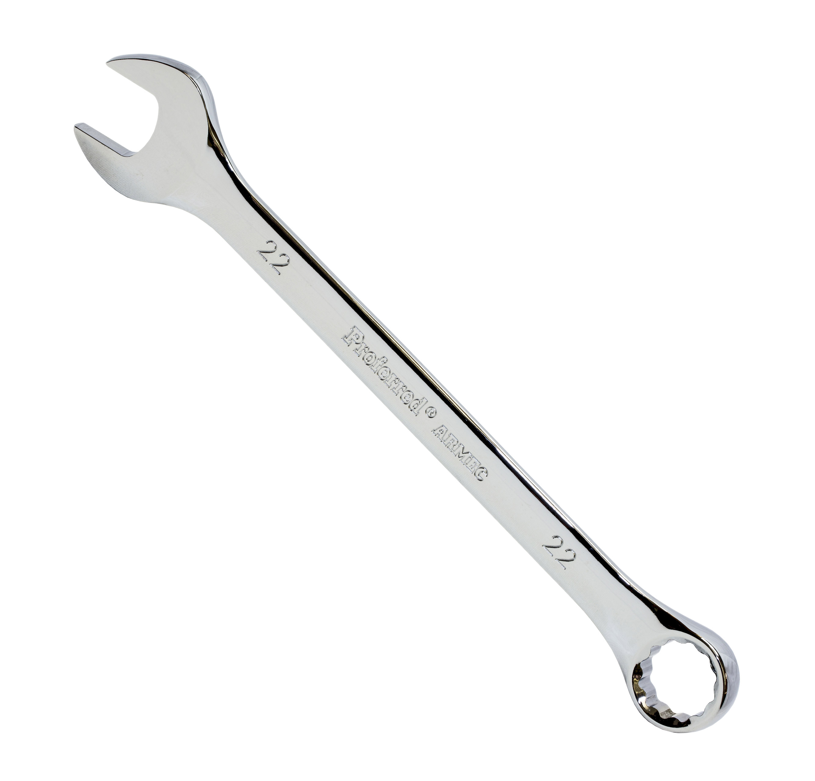 T46122 PROFERRED COMBINATION WRENCH, CHROME FINISH - 22MM (7/8") CHROME FINISH