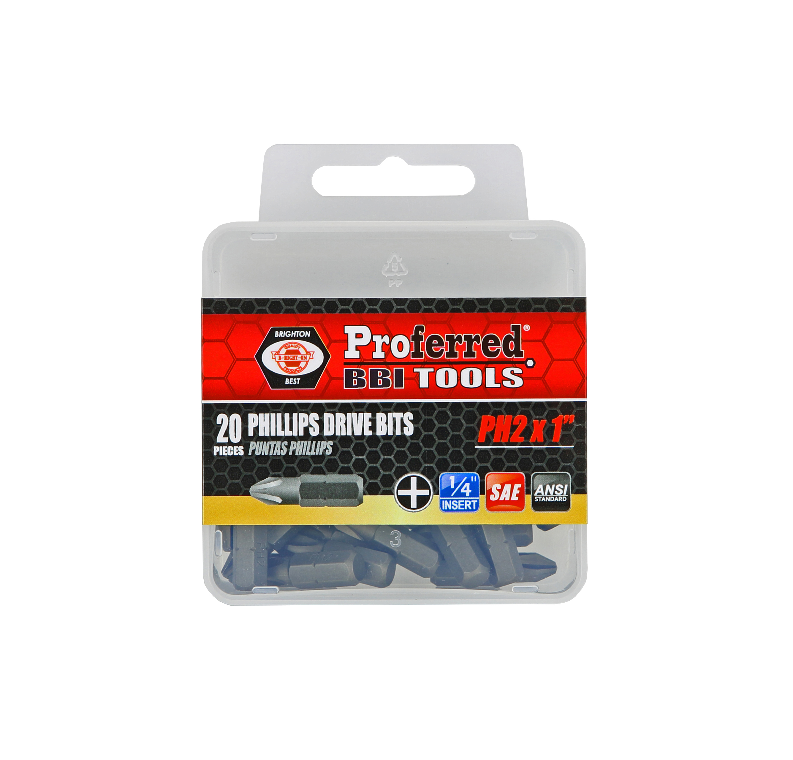T50003 PHILLIPS DRIVE BITS - PH2,1",1/4" Hex Shank