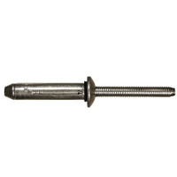 RV6607-6-8W RV6607-6-8W BULB-TITE 3/16" X 1.000" (.050-.500 GRIP) ALUM-ALUM SHAVEABLE SERIES HEAD W/WASHER