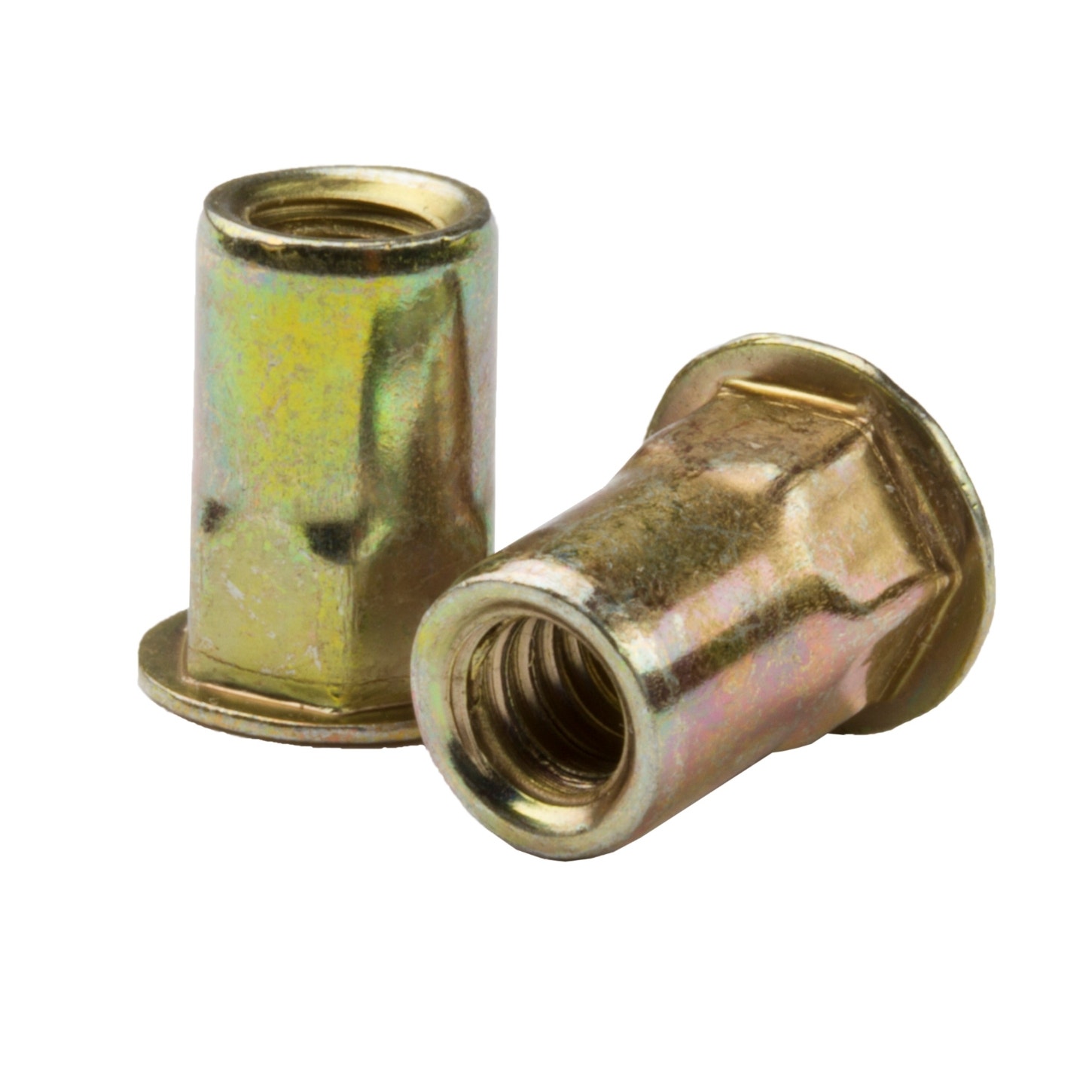 CF-CAH2-0632-080 CAH2-0632-080, Rivetnut Insert, 6-32 UNC-2B (.020-.080 Grip) Semi-Hex Body, Low Profile Head, Stee