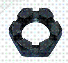 FIN HEX SLOTTED NUT FIN HEX SLOTTED NUT