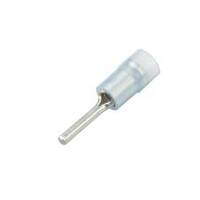 Nylon &amp; Brass Sleeve Pin Terminal, .080&quot;, Blue, 16-14 Ga (100 MIN)