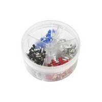 Wire Ferrule Kit, Insulated 0.5-2.5mm (22-14 ga), 400 pc. (1 MIN)
