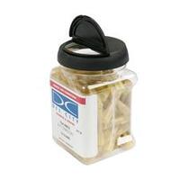 Heat Shrink &amp; Crimp Butt Connector Jar, 75pc, Yellow, 12-10 Gauge (1 MIN)