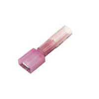 Molex 19164-0015, Perma-Seal™ Heat Shrink &amp; Crimp Push-On Terminal, Male, .250&quot;, Red, 22-18 Ga, (SA