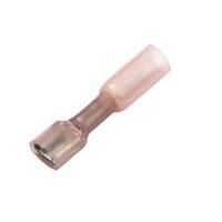 CF-977715LF Lead-Free Heat Shrink, Crimp, & Solder Fully Ins. Female Terminal, .250", Red, 22-18 Ga(10 MIN)