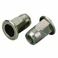 Avdel Hexsert 09498-70620 Semi-Hex Body Rivetnut Insert; M6x1, (0.020 - 0.118 Inch Grip), Large Fl