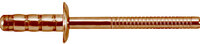 CF-/SBS-0622/RVX ANTIQUE BRASS 3/16 X .790 (.250-.500 GRIP#2) STEEL RIVEX ANTIQUE BRASS, ROHS COMPLIANT